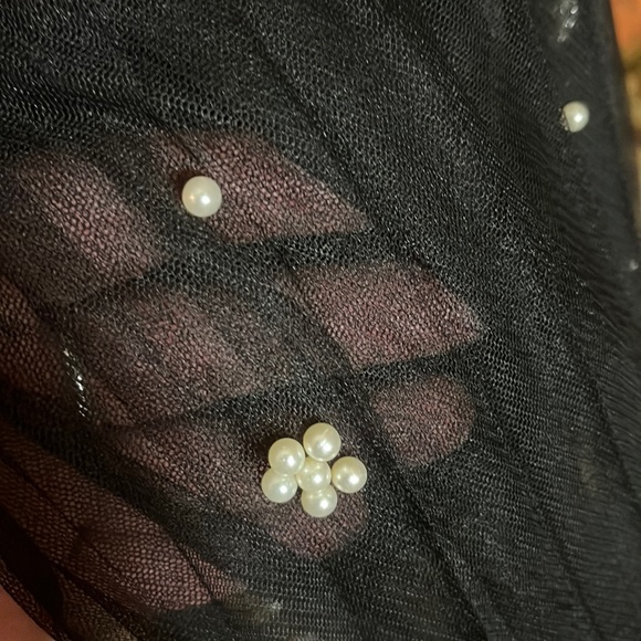 ANTHROPOLOGIE Size Medium EvaFranks Maxi Tulle Pearls Party Ballerina $148 NEW - Picture 12 of 16